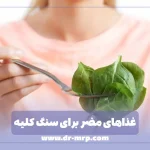 برای سنگ کلیه چی نخوریم؟
